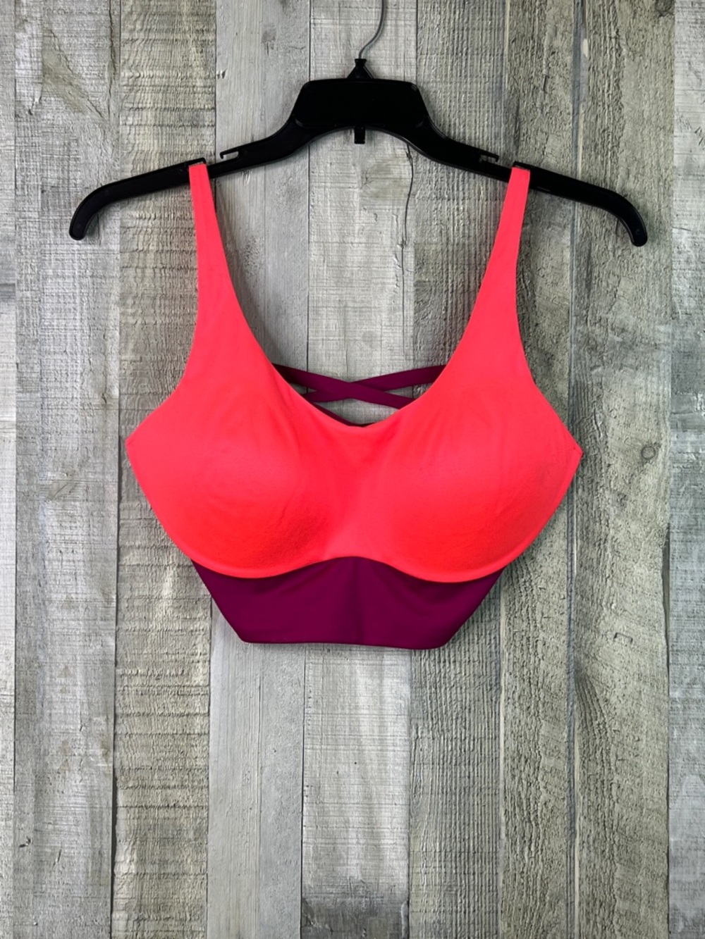 Victoria’s Secret Allegro On Point 36DD Purple & Pink Adjustable Straps (Flaw)